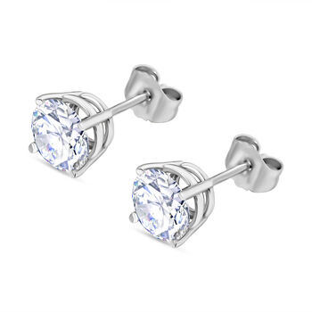 LUXURIANT VS-GH Labor Diamant Ohrringe in 585 Wei&szlig;gold - 2 ct.