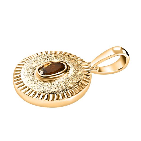 AA nat&uuml;rlicher, goldener Tansanit-Anh&auml;nger - 0,24 ct. image number 4