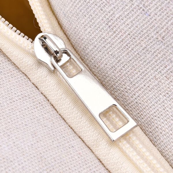 Jacquardgewebte Tasche aus Jute, 42x37x34 cm, Hausmuster image number 3