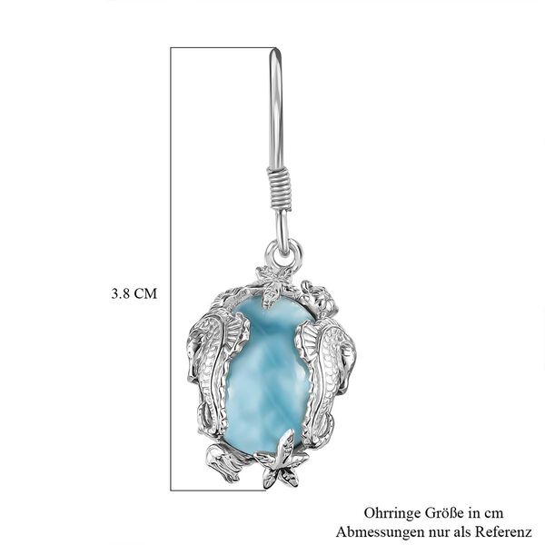 AA Larimar Ohrringe - 13,63 ct. image number 6
