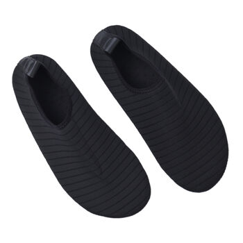 Unisex Aquaschuhe, Rutschfest & Schnelltrockend, Gr&ouml;&szlig;e 36-37, Schwarz
