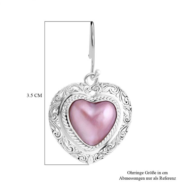 Royal Bali - Rosa Mabe Perle Ohrringe 925 Silber image number 4