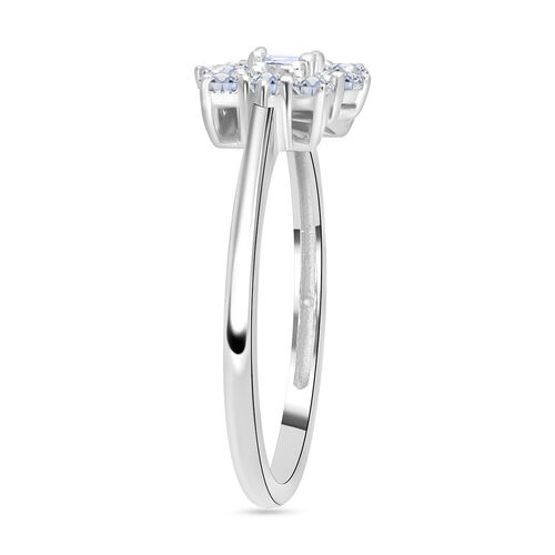 LUXURIANT DIAMOND- SGL zertifizierter VS-EF Labor Diamant Ring, 925 Silber rhodiniert - 1 ct. image number 9