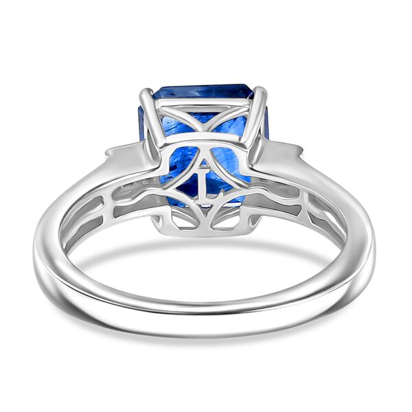 LUXURIANT AA Natürlicher Kaschmir Kyanit und Labor Diamant Ring - 3,15 ct. image number 6