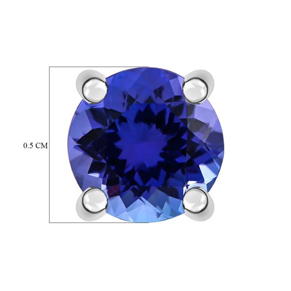 RHAPSODY - AAAA Tansanit-Ohrstecker, 950 Platin ca. 1.21 ct image number 5