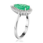 RHAPSODY AAAA kolumbianischer Smaragd und Diamant-Ring, VS E-F, 950 Platin, zertifiziert und geprüft  ca. 2,50 ct image number 3