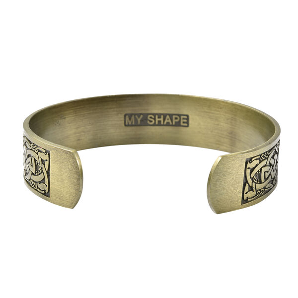 Schlichter Armreif ca. 17-18 cm in goldfarben image number 5