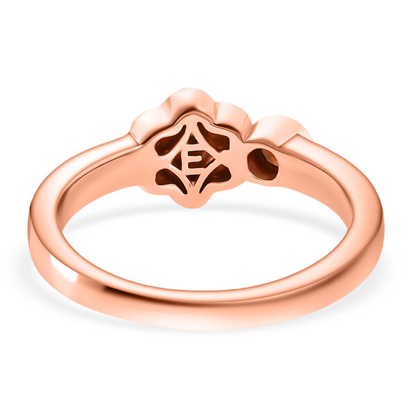 EverTrue Mosambik Granat und Moissanit Ring - 0,20 ct. image number 5