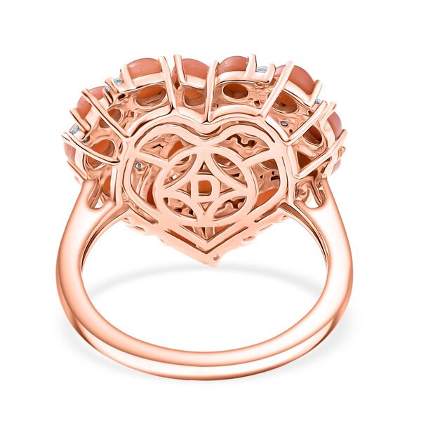 Herzklang - D joy AA Vinicunca-Peruanischer Opal Ring 925 Silber 750 ros&eacute;vergoldet (Gr&ouml;&szlig;e 19.00) ca. 3.37 ct image number 6