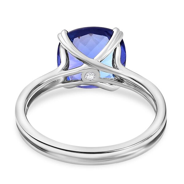 RHAPSODY AAAA Tansanit und VS EF Diamant Ring in 950 Platin - 4,88ct. image number 6