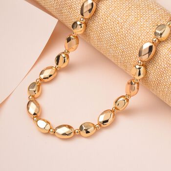 Designer Stil Halskette, ca. 50 cm, ca. 51,50g