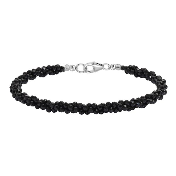 D'Joy schwarzes Spinell 19cm Armband - 35 ct. image number 0