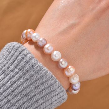 Mehrfarbiges S&uuml;&szlig;wasserperle Armband, 19cm