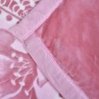 Wolkenweiche Decke mit floralem Muster, 200x230cm, pink image number 3