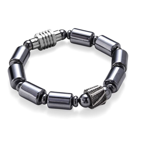 Terahertz Armband ca. 19 cm Reiner Edelstahl ca. 130,00 ct. image number 3