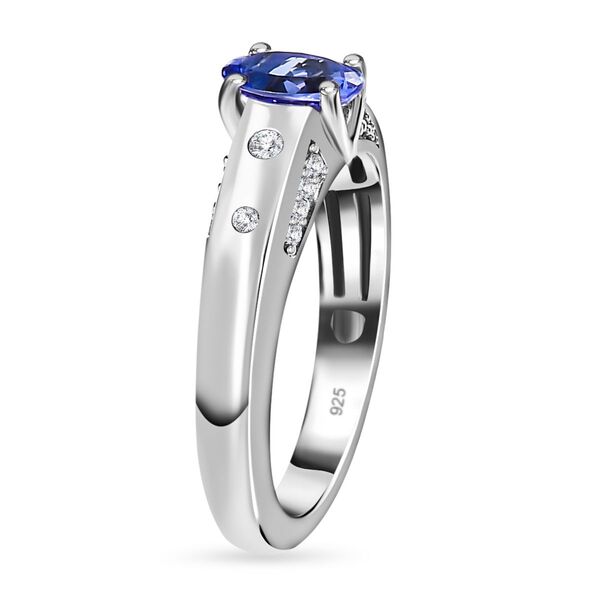 Tansanit und Zirkon Ring - 0,84 ct. image number 5