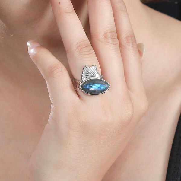 Labradorit Ring - 6,89 ct. image number 4