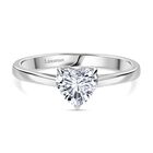LUXURIANT DIAMANT - Lab Grown Diamant VS-EF SGL zertifiziert Ring, 950 Platin (Größe 17.00) ca. 1.00 ct
