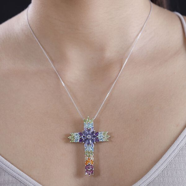 Mehrfarbiger Edelstein-Anhänger - 8,61 ct. image number 3