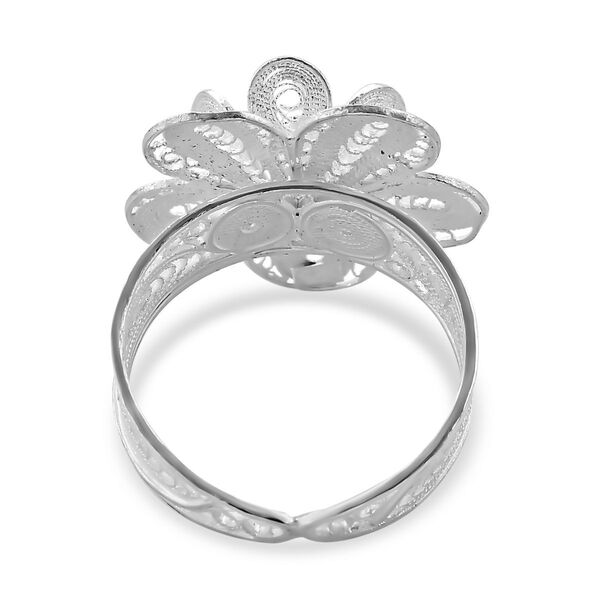 Royal Bali Kollektion- Floraler Ring image number 4