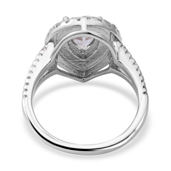 Lustro Stella - Weißer Zirkonia-Ring, 925 Silber rhodiniert  ca. 3,16 ct image number 3