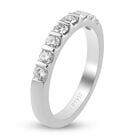 RHAPSODY Diamant zertifiziert VS E-F Band Ring 950 Platin  ca. 0,50 ct image number 3
