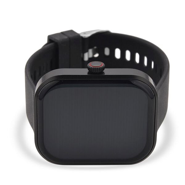 G21 Smartwatch, 2.01 Zoll HD Display, Schwarzes Silikonarmband image number 4