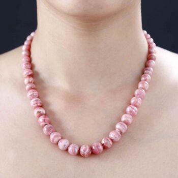D'Joy Rhodochrosit 45cm Halskette - 340 ct.