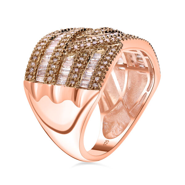 Nat&uuml;rlicher Champagner Diamant Ring, ca. 1.50 ct image number 4