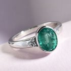RHAPSODY AAAA sambischer Smaragd und Diamant-Ring, VS E-F, 950 Platin  ca. 1,84 ct image number 1