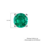 Smaragd-Triplett-Quarz Ohrringe, 925 Silber platiniert ca. 4,74 ct image number 4