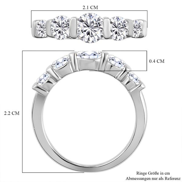 LUSTRO STELLA Zirkonia Ring - 2,15 ct. image number 4