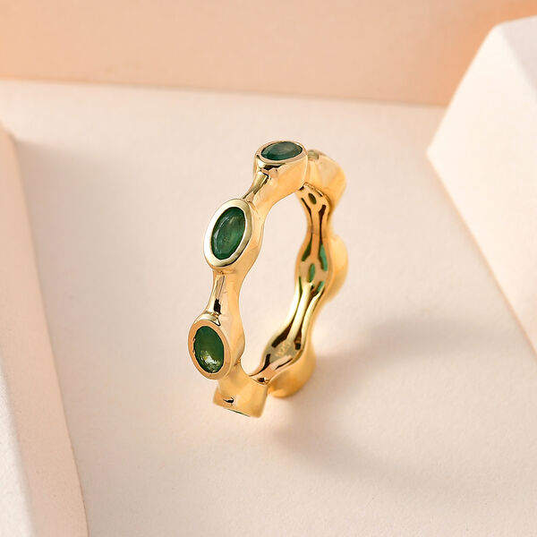 Kagem sambischer Smaragd-Ring- 1,59 ct. image number 2