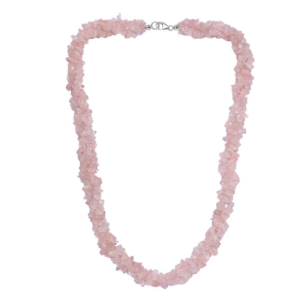 Rosenquarz Halskette, 50 cm - 370 ct. image number 3