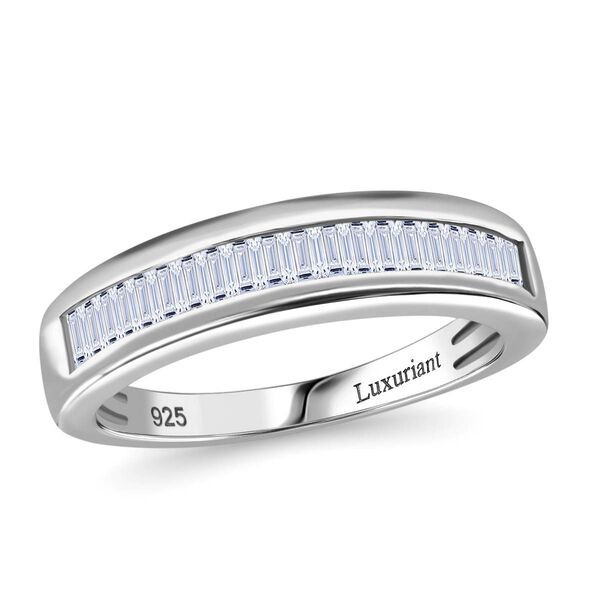LUXURIANT VS-EF Labor Diamant Ring, 925 Silber rhodiniert - 0,50 ct. image number 4