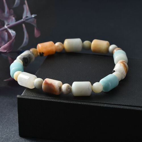 Mehrfarbig Jaspis Armband Flexibel cm ca. 120,00 ct. image number 1