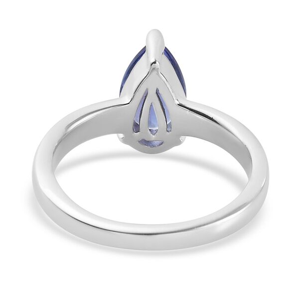 Tansanit Solit&auml;r Ring 925 Silber Platin-&Uuml;berzug image number 6