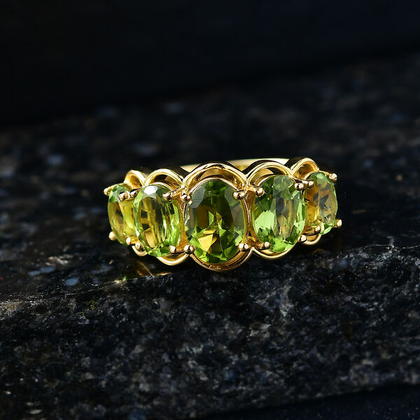 EverTrue Peridot Ring - 4 ct. image number 2