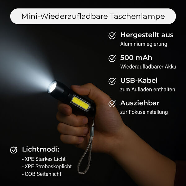 Chaos by Elsie Echtleder Crossbody Tasche im Streifenmuster mit RFID-Schutz und Mini-Taschenlampe und LA MAREY Schal aus 100% Maulbeerseide image number 6