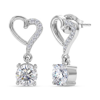 EVER TRUE Moissanit Ohrringe Nickelfreies Messing ca. 1,67 ct.