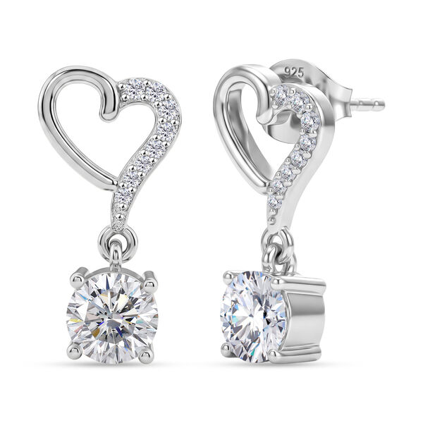 EVER TRUE Moissanit Ohrringe Nickelfreies Messing ca. 1,67 ct.