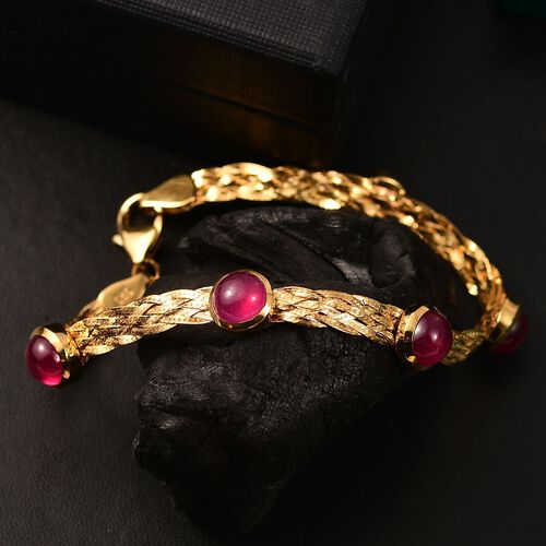 AA afrikanisches Rubin Armband, 19 cm - 8,15 ct. image number 1
