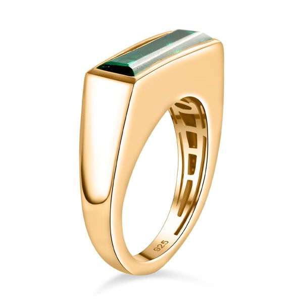 Smaragd Triplett Quarz Ring - 3,20 ct. image number 5