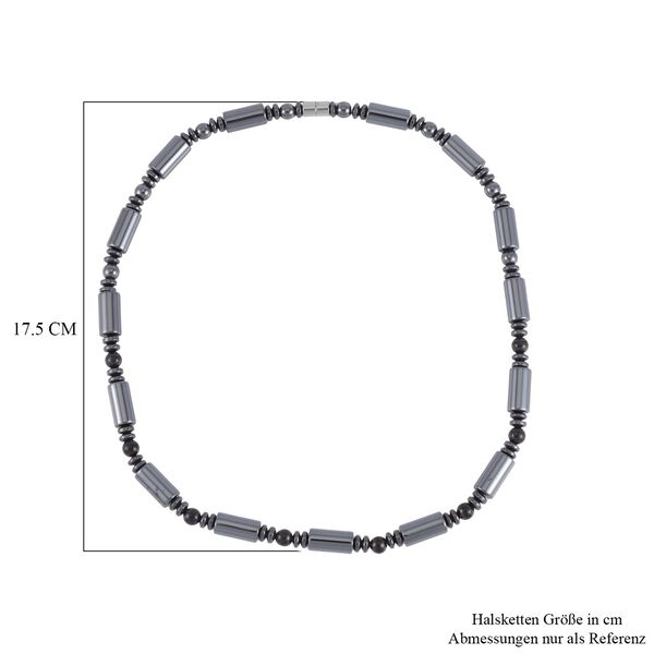 H&auml;matit, Shungit Halskette ca. 50 cm, ca. 427.75 ct image number 5