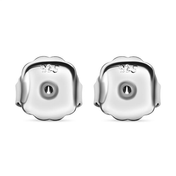 Gr&ouml;&szlig;er Ohrring-Verschluss, Silber rhodiniert