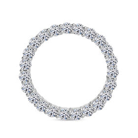 LUXURIANT DIAMOND -  Lab Grown Diamant SI-GH SGL zertifiziert Anhänger 925 Silber rhodiniert ca. 1.00 ct