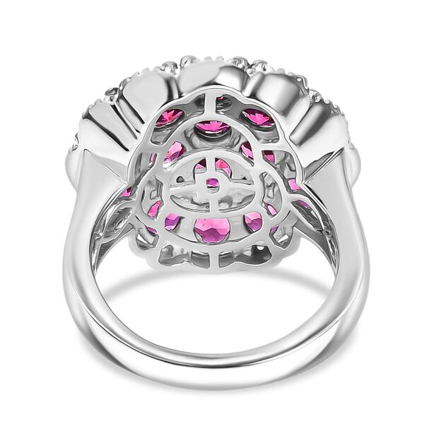 D'Joy Rhodolith Granat und schwarzer Spinell Ring - 6 ct. image number 6