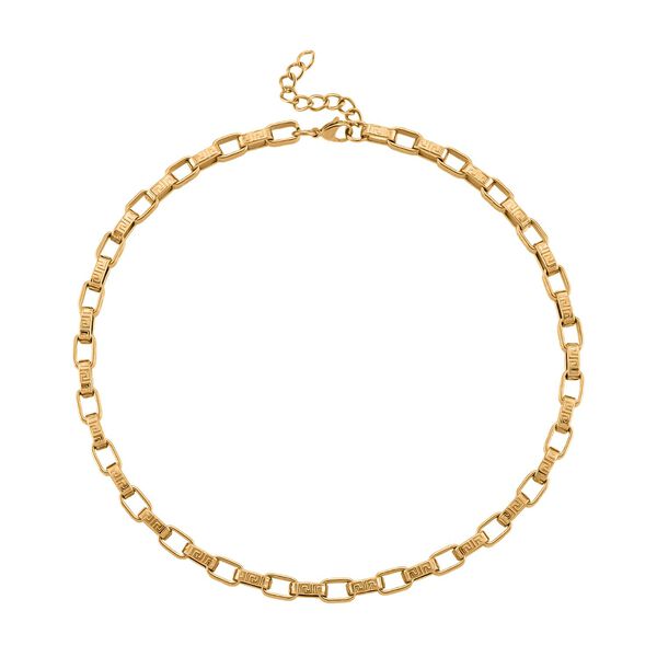 2er Set - D'Joy AA Goldene Gliederkette und Silberne Schlangenkette, ca. 45 cm image number 4