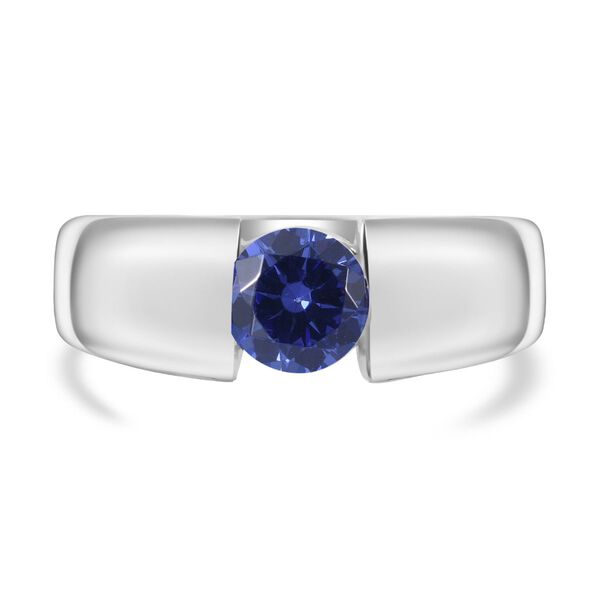 LUSTRO STELLA blauer Zirkonia-Ring -  1,53 ct.