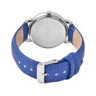 Strada - Schlichte Uhr mit Sternenstaub Effekt, Modernes PU-Leder Armband, wasserdicht, japanisches Uhrwerk, Blau image number 5